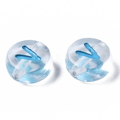 Transparent Clear Acrylic Beads MACR-N008-56V-1