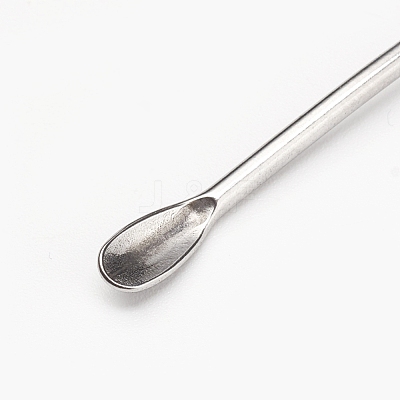 Iron Pigment Stirring Rod Spoon AJEW-WH0113-90C-1