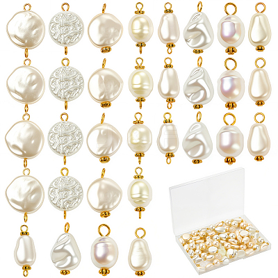 96Pcs 8 Style Acrylic Pendants FIND-SC0019-32-1