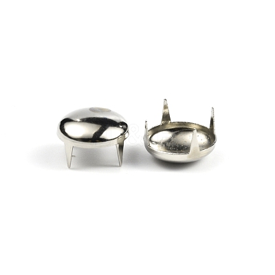 Brass Four-Claw Rivets KK-WH0076-12P-05-1