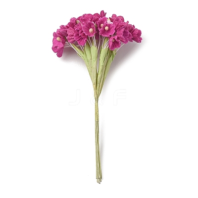 Cloth & Paper & Iron Artificial Mini Flower Bouquet for DIY Crafts FB-CBA59DF-02B-1