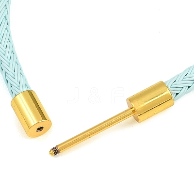 Braided Steel Wire Bracelet Making KK-CBA6056-03F-G-1