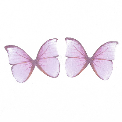 Two Tone Polyester Fabric Wings Crafts Decoration LS-FIND-S322-012C-05-1