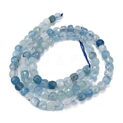 Natural Aquamarine Beads Strands X-G-L587-C02-01-1