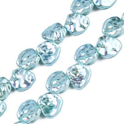 ABS Plastic Imitation Pearl Beads Strands KY-N015-01C-1