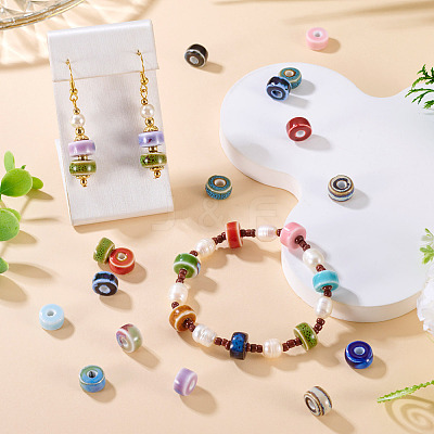 20Pcs Handmade Porcelain Beads PORC-TA0001-32-1