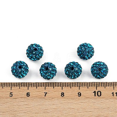 Pave Disco Ball Beads RB-Q195-10mm-229-1