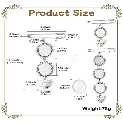 Iron Brooch JEWB-CJ00003-1