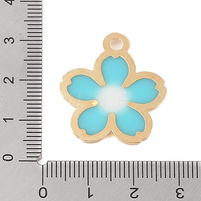 Rack Plating Alloy Pendants FIND-C059-01G-1