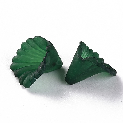 Frosted Acrylic Bead Caps MACR-S371-10A-735-1