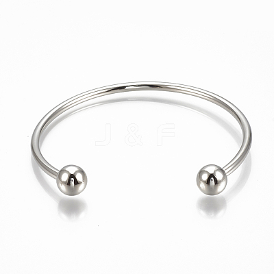 Brass Cuff Bangles Making X-BJEW-Q693-02-1
