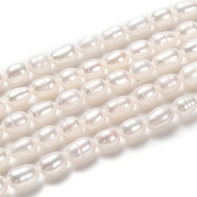 Natural Cultured Freshwater Pearl Beads Strands PEAR-J005-62-1