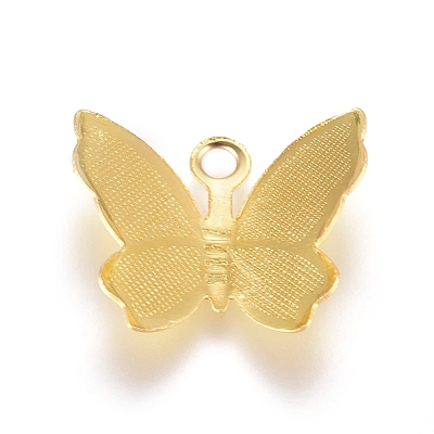 Brass Filigree Pendants X-KK-G368-07G-1
