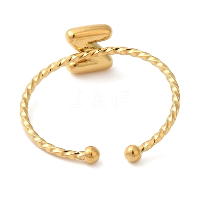 304 Stainless Steel Open Cuff Rings RJEW-K261-02G-Z-1