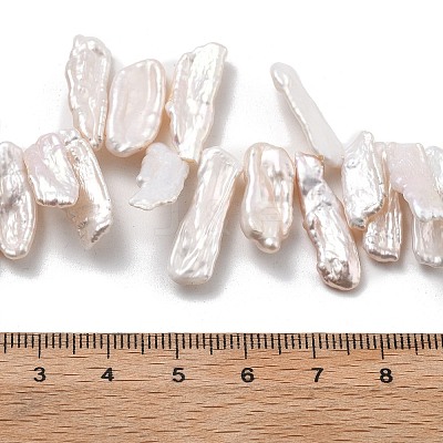 Natural Baroque Keshi Pearl Beads Strands PEAR-P064-02E-05B-1