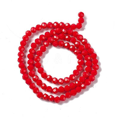 Faceted(32 Facets) Glass Beads Strands EGLA-J042-35B-05-1
