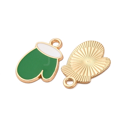 Christmas Alloy Enamel Pendants ENAM-K080-01C-G-1