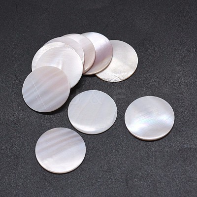 Pink Shell Cabochons SSHEL-E567-13A-1