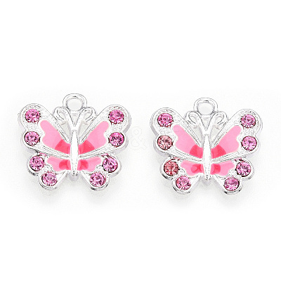 Alloy Enamel Pendants FIND-WH0417-27F-1