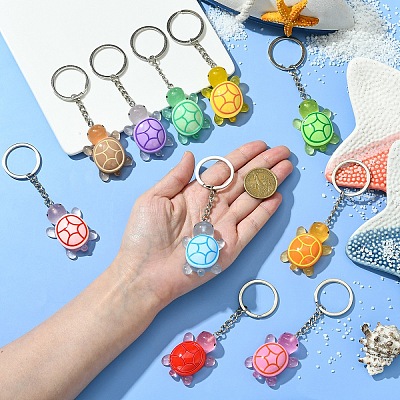 Tortoise Resin Keychain KEYC-YW00149-01-1