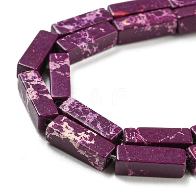 Synthetic Imperial Jasper Dyed Beads Strands G-D077-C01-04-1