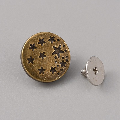 Zinc Alloy Scalable & Removable Button Pins for Jeans FIND-WH0034-92AB-02-1