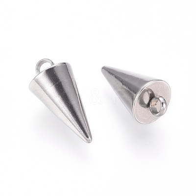 Non-Tarnish 304 Stainless Steel Pendants X-STAS-G214-47P-02-1
