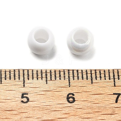 UV Plating Rainbow Iridescent Acrylic Beads PACR-D300-01F-1