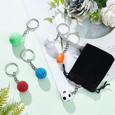 Resin & Plastic Pendants Keychains KEYC-OC0001-30-1