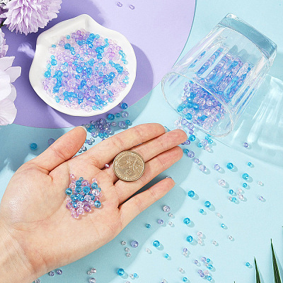 1110Pcs Electroplate Glass Beads Sets EGLA-YW0001-71-1