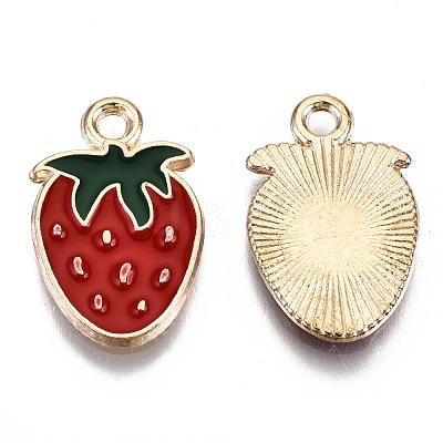 Alloy Enamel Pendants X-ENAM-S115-026-1