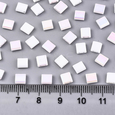 FGB 2-Hole Glass Seed Beads X-SEED-S031-L-ST41-R-1