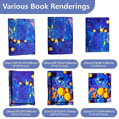 Polyester Book Covers OFST-WH0009-044-1