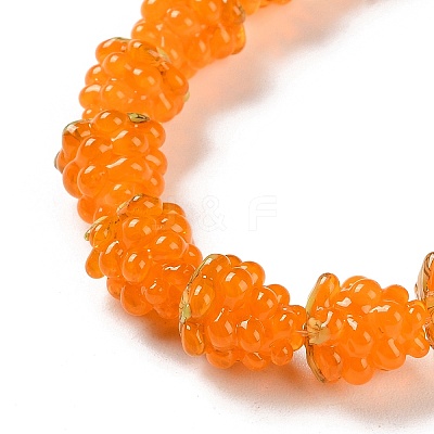 Handmade Lampwork Beads Strands LAMP-Q036-05E-1
