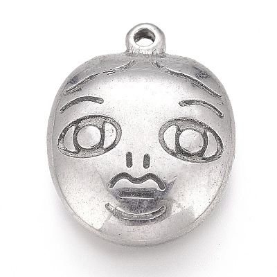 Tarnish Resistant 304 Stainless Steel Pendants STAS-H117-10P-1