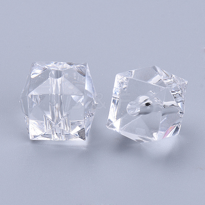 Transparent Acrylic Beads TACR-Q259-8mm-V01-01-1