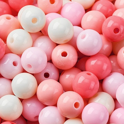 Opaque Acrylic Beads SACR-Q004-02C-1