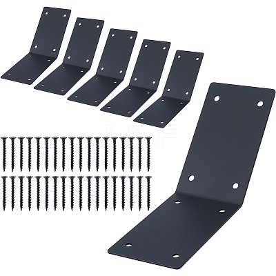 6Pcs Iron Angle Brackets FIND-FH0018-02-1
