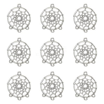 Tibetan Style Alloy Chandelier Components Links TIBEP-YW0001-66-1