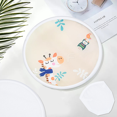 Sublimation Blank Polyester Folding Fan AJEW-WH0010-57B-1