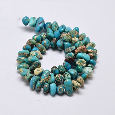 Natural Imperial Jasper Beads Strands X-G-I123-05E-1