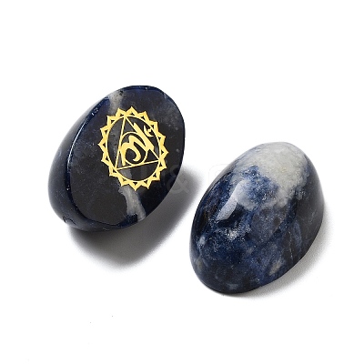 Natural Sodalite Oval Display Decorations G-F774-01D-1