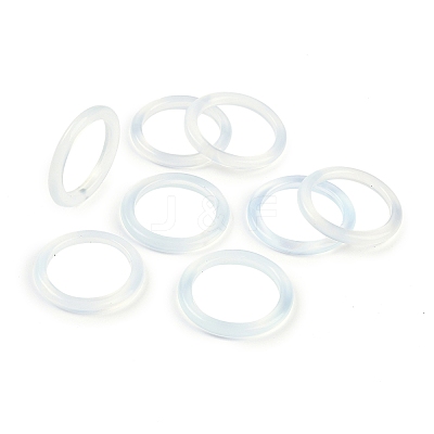Dyed & Heated Natural Agate Finger Rings for Women RJEW-Z075-01G-1