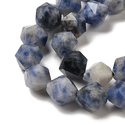 Natural Blue Spot Stone Beads Strands G-K382-A12-02-1