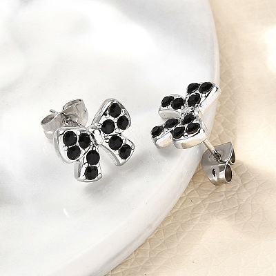 304 Stainless Steel Stud Earrings EJEW-F361-14P-1