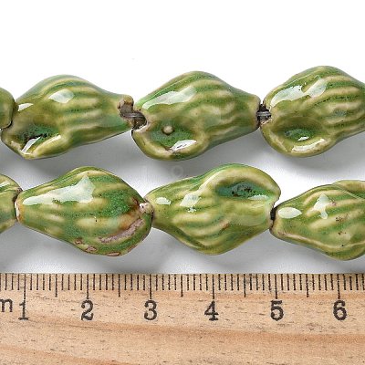 Ocean Series Handmade Porcelain Beads PORC-R002-04E-1