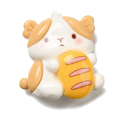 Cat Shape Opaque Resin Cabochons RESI-S10-02B-1
