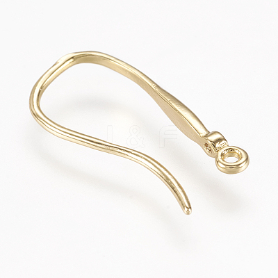 Brass Earring Hooks KK-L152-22G-1