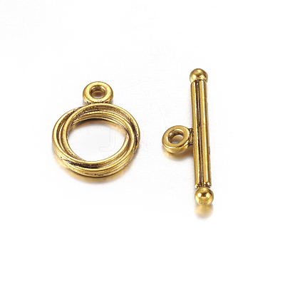 Tibetan Style Toggle Clasps GLF0539Y-NF-1