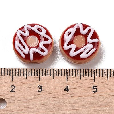 Handmade Lampwork Enamel Beads Strands LAMP-A001-F02-1
